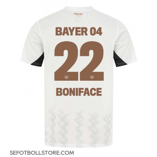 Bayer Leverkusen Victor Boniface #22 Replika Bortatröja 2024-25 Kortärmad